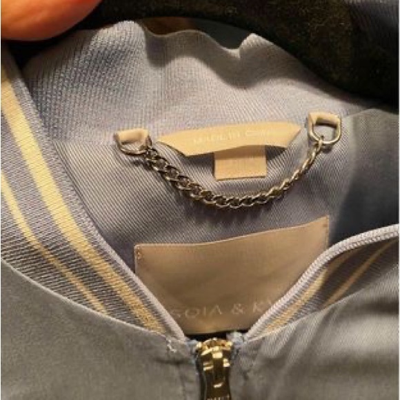 BNWT Soia & Kyo Varsity Jacket Size XS - Picture 3 of 4